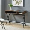 Modern Mixed Material Open Storage Computer Desk - Saracina Home -Furniture Specialty Store GUEST ad5ca860 2914 4769 be37 e4427ee7b753