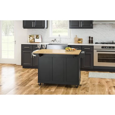 Dolly Madison Kitchen Cart With Wood Top - Home Styles 18 Dolly Madison Kitchen Cart With Wood Top - Home Styles - Image 16