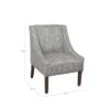 Modern Swoop Accent Armchair - HomePop 2 Modern Swoop Accent Armchair - HomePop -Furniture Specialty Store GUEST adc256ea f98e 4f60 9ecb 9e06ec4e7572