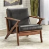 Bianca Mid-Century Modern Armchair Black/Walnut - Buylateral -Furniture Specialty Store GUEST addbcc04 3ff7 44d1 919b 0da221df7099