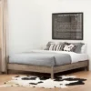 Munich Platform Bed Weathered Oak - South Shore -Furniture Specialty Store GUEST adf593a8 86d6 49be 99da 6ef929d83001