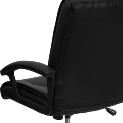 Flash Furniture Mid-Back Black LeatherSoft Swivel Manager's Office Chair With Arms -Furniture Specialty Store GUEST ae07e57b 6055 450a 8a5a 9375d908c722