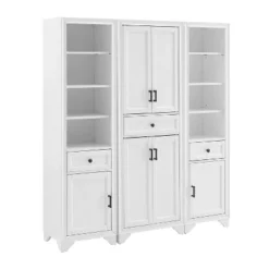3pc Tara Pantry Set - Pantry And 2 Linen Cabinets - Crosley 31 3pc Tara Pantry Set - Pantry And 2 Linen Cabinets - Crosley -Furniture Specialty Store GUEST ae44f24e 85f0 40f3 bb87 5c4f0d24bdee