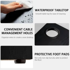 Costway Modern L-Shaped Computer Desk Writing Study Office Corner Desk W/Shelves -Furniture Specialty Store GUEST af2ad3eb b38d 462d 93a5 b6face7eba49