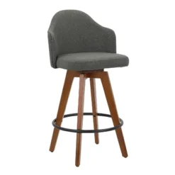 26" Ahoy Mid-Century Modern Counter Height Barstool - LumiSource -Furniture Specialty Store GUEST b04e47a3 5de3 4467 87bd 5065e10a0dae