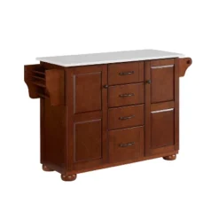 Eleanor Granite Top Kitchen Island Mahogany - Crosley -Furniture Specialty Store GUEST b0720182 1ac9 4729 96cc 1530c7d3ea46