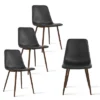 Set Of 4 Bingo Faux Leather Dining Chair Walnut Leg-Maison Boucle‎ -Furniture Specialty Store GUEST b0d277e6 1e71 4ba5 bdf8 f604b10db2c7