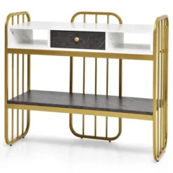 Costway Console Table With Drawer Storage Shelf Wide Tabletop Modern For Entryway -Furniture Specialty Store GUEST b1d34c4c 0fc4 4d68 9f96 5d392880833c