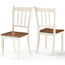 Costway Set Of 2 Wood Dining Chair High Back Kitchen Whitesburg Side Chair BlackWhite 21 Costway Set Of 2 Wood Dining Chair High Back Kitchen Whitesburg Side Chair BlackWhite -Furniture Specialty Store GUEST b214f904 7a8a 4b9c 814b fb38273434f0