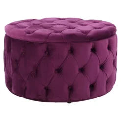 Zelfa New Velvet Ottoman - Christopher Knight Home -Furniture Specialty Store GUEST b2fddeeb a069 4b5f aeba 2bfa7ab09fc1