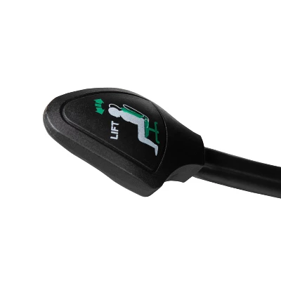 Emma And Oliver Mid-Back Transparent Mesh Drafting Chair With Flip-Up Arms 8 Emma And Oliver Mid-Back Transparent Mesh Drafting Chair With Flip-Up Arms - Image 6