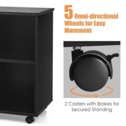 Costway 3-Drawer File Cabinet Mobile Lateral Cabinet Printer Stand EspressoBlack 20 Costway 3-Drawer File Cabinet Mobile Lateral Cabinet Printer Stand EspressoBlack -Furniture Specialty Store GUEST b431bcd0 d6f3 44f0 90b6 e23a81253bd0