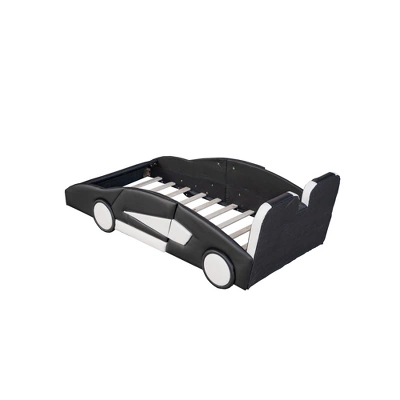 Twin Size Race Car-Shaped Platform Bed With Wheels-ModernLuxe 9 Twin Size Race Car-Shaped Platform Bed With Wheels-ModernLuxe - Image 7