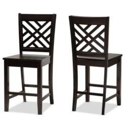 2pc Caron Wood Counter Stool Set - Baxton Studio 17 2pc Caron Wood Counter Stool Set - Baxton Studio -Furniture Specialty Store GUEST b48adb80 71f4 4fa5 87d0 2c455eaf8643