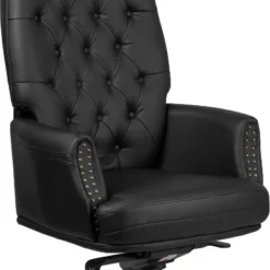 Emma And Oliver High Back Traditional Button Tufted Multifunction Swivel Ergonomic Office Chair -Furniture Specialty Store GUEST b49c7815 c001 4877 bac7 23d8f2b047b6