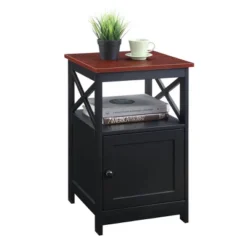 Oxford End Table With Storage Cabinet And Shelf - Breighton Home -Furniture Specialty Store GUEST b4a1e835 f6e5 4e26 a96d a8bf19cb3875