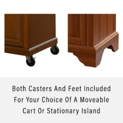 Lafayette Wood Top Full Size Kitchen Island/Cart Cherry/Natural - Crosley 13 Lafayette Wood Top Full Size Kitchen Island/Cart Cherry/Natural - Crosley -Furniture Specialty Store GUEST b517e080 b205 46b1 9a7d b8a75cd0999f