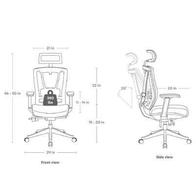 Premium Ergonomic Office Chair - Autonomous 5 Premium Ergonomic Office Chair - Autonomous - Image 3