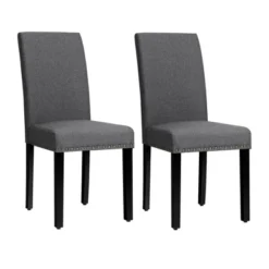 Costway Set Of 2 Fabric Dining Chairs Upholstered With Nailhead Trim 26 Costway Set Of 2 Fabric Dining Chairs Upholstered With Nailhead Trim -Furniture Specialty Store GUEST b5bbad14 b301 457a b58d 7aa35eee17f2
