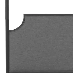 Mcarthur Metal And Upholstered Canopy Bed Matte Black/Gray Fabric - Hillsdale Furniture -Furniture Specialty Store GUEST b5e0154b 9286 4d82 ae83 64f1d298ff5e