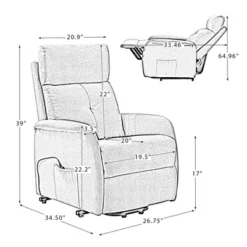 Set Of 2 Gina Mid-century Power Remote Recliner With Metal Base | ARTFUL LIVING DESIGN -Furniture Specialty Store GUEST b627bffb 986f 48fb 85af d90f43f52ca5