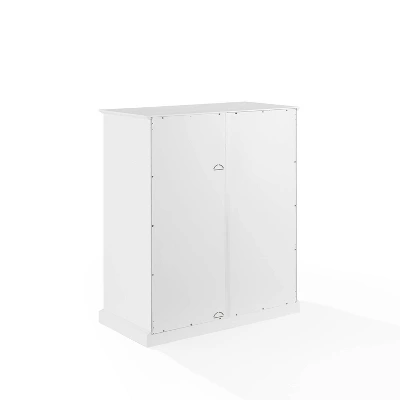 Cecily Stackable Storage Pantry White/Matte Black - Crosley 12 Cecily Stackable Storage Pantry White/Matte Black - Crosley - Image 10