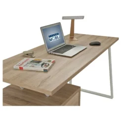 Modern Design Computer Desk With Storage Sand Stone - Techni Mobili -Furniture Specialty Store GUEST b7241a30 7e47 4209 9d0f e0d867915346