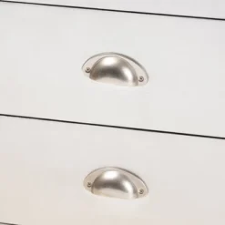 Serge Metal 2 Drawer Accent Storage Chest Silver - Baxton Studio -Furniture Specialty Store GUEST b7f985e3 23bb 456f b2f6 b399a77ab60f