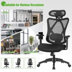 Costway Ergonomic High Back Mesh Office Chair W/ Adjustable Lumbar Support -Furniture Specialty Store GUEST b80df639 fba3 4086 8070 f6db7e6cd5c3