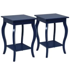Costway Set Of 2 NightStands Side Table End Table Accent Table W/ Shelf Indigo -Furniture Specialty Store GUEST b8392dec df46 4609 88fc 14d0be6bc5e0