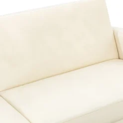 Lanna 76"Wide Vegan Leather Modern Style Convertible Futon Sofa Bed For Living Room Guest Bedroom | ARTFUL LIVING DESIGN -Furniture Specialty Store GUEST b86f2069 bcdb 493a 8ccd f71bd56cf860