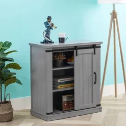 TV Stand For TVs Up To 40" Gray - Home Essentials -Furniture Specialty Store GUEST b87a0085 d5c8 43f7 aa6e fc659248d3ac