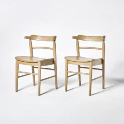 2pk Kaysville Curved Back Wood Dining Chair - Threshold™ Designed With Studio McGee 21 2pk Kaysville Curved Back Wood Dining Chair - Threshold™ Designed With Studio McGee -Furniture Specialty Store GUEST b8859535 25d6 44f9 9ed4 882e7bed9037