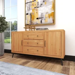 Modern Wood Sideboard Buffet Light Brown - Olivia & May -Furniture Specialty Store GUEST b94dc2a3 ac20 44ba aaf2 d4610cbd9985