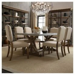 Set Of 2 Cobble Hill Nailhead Accent Dining Chair Wood - Inspire Q -Furniture Specialty Store GUEST b9899ee4 de5e 45bd bd80 45ef3cce1ff5