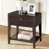 Morgan Modern Nightstand Brown - Baxton Studio