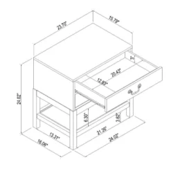 Elmira Nightstand Brown - Threshold™ Designed With Studio McGee -Furniture Specialty Store GUEST ba23a28f 8b95 42ea acce 9cc3df7af05f