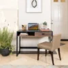 Oslo Contemporary Studio Workstation Desk With Drawer Black/Brown - Danya B. -Furniture Specialty Store GUEST ba4ac56c f1e8 4210 a9da 9550eba2c2f5