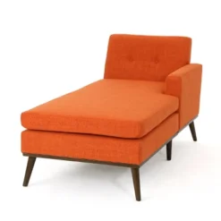 Stormi Mid-Century Modern Fabric Chaise Lounge - Christopher Knight Home -Furniture Specialty Store GUEST bb452e37 1909 419e 9189 24efc2a92cc4