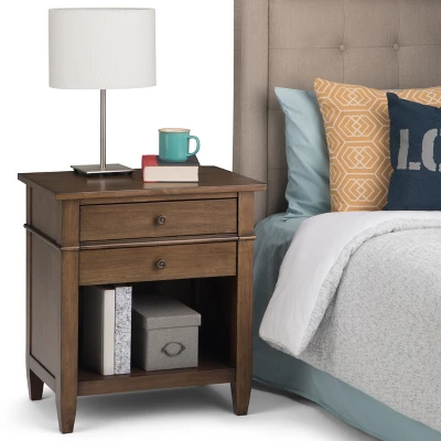 24" Sterling Solid Wood Nightstand - WyndenHall 3 24" Sterling Solid Wood Nightstand - WyndenHall
