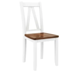 Farmhouse 6-Piece Wood Dining Table Set With Long Bench And 4 Dining Chairs-ModernLuxe -Furniture Specialty Store GUEST bba684f4 8edd 4531 a4ce ab4ea248eece