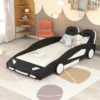 Twin Size Race Car-Shaped Platform Bed With Wheels-ModernLuxe -Furniture Specialty Store GUEST bbc31c7b e704 47cc 9eb7 0ec850a64c2e