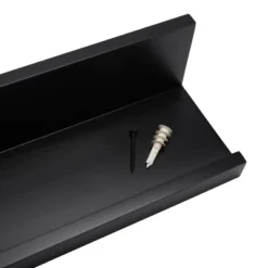 Set Of 2 (24") Modern Picture Ledge Wall Shelf Black - Inplace -Furniture Specialty Store GUEST bbfeca8f 91dc 4958 a4d6 3c2e282145cc