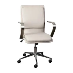 Merrick Lane Mid-Back Home Office Chair With Armrests, Height Adjustable Swivel Seat And Five Star Base -Furniture Specialty Store GUEST bc097fdc 7253 40d0 8a3f b2f81512470d