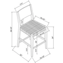 Set Of 2 Clara Counter Height Barstools Natural - Powell Company 17 Set Of 2 Clara Counter Height Barstools Natural - Powell Company -Furniture Specialty Store GUEST bd048e2e 54e5 4c20 9f74 71c88e39300d