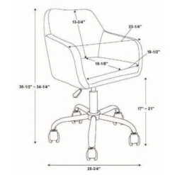 Rylen Office Chair - Linon 22 Rylen Office Chair - Linon -Furniture Specialty Store GUEST bdc2f73c 572b 437b a12c 316199f74c13