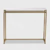 Renzo Metal Console Table With Faux Marble Tabletop White/Gold - Baxton Studio -Furniture Specialty Store GUEST be0572f4 28dc 431c 897d 3ef93fcd9f57