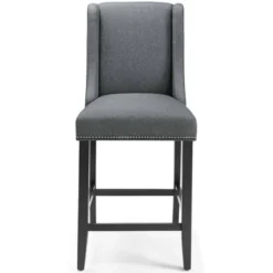 Baron Upholstered Fabric Counter Height Barstool - Modway -Furniture Specialty Store GUEST be352f25 996d 4c43 b5ad d7041b996c23