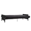 6" Mattress With Fairview Storage Futon Black - Room & Joy