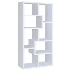 70.75" Theo 8 Shelf Bookcase - Coaster -Furniture Specialty Store GUEST bf9ae679 ef9d 495e aa05 dc06e9538b0b